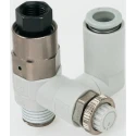 SMC Pneumatic Speed Controller with 1/4 in R Inlet and 6 mm Tube Outlet ASP430F-F02-06S
