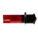 RS PRO Red Panel Mount LED Indicator, 14 mm Mount Hole, 24V DC, 80mcd Luminous Intensity, Solder Tab Termination 210-866