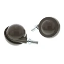 RS PRO Swivel Castor Wheel 50 mm Diameter, 50 kg Load Capacity, Metal Wheel with Ball Bearing Hub 211-430