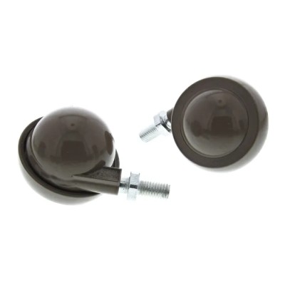 RS PRO Swivel Castor Wheel 50 mm Diameter, 50 kg Load Capacity, Metal Wheel with Ball Bearing Hub 211-430