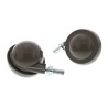 RS PRO Swivel Castor Wheel 50 mm Diameter, 50 kg Load Capacity, Metal Wheel with Ball Bearing Hub 211-430