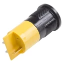 RS PRO Yellow Panel Mount Indicator LED, 24 V AC/DC, 20mA, Solder Tab Termination, Flush Bezel, 22mm Mount Hole 211-487