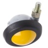 RS PRO Swivel Castor Wheel, 75 kg Load Capacity, 63 mm Diameter Rubber Wheel, Ball Bearing Hub, M10 Stem Thread 211-531