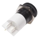 RS PRO White Panel Mount Indicator 24 V AC/DC 20mA Solder Tab Termination Flush Bezel 211-651