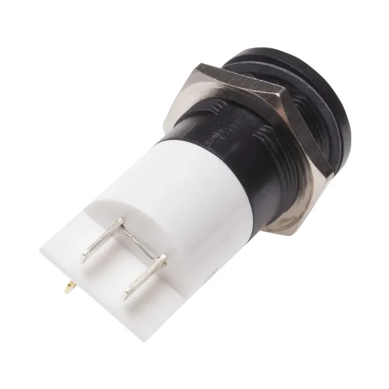 RS PRO White Panel Mount Indicator 24 V AC/DC 20mA Solder Tab Termination Flush Bezel 211-651