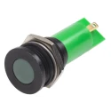 RS PRO Green Panel Mount Indicator 12 V AC/DC 20mA Solder Tab Termination Flush 211-730