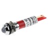 RS PRO Red Panel Mount Indicator 12V 20mA Solder Tab Termination IP67 Prominent Bezel 211-904