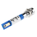 RS PRO Blue Panel Mount Indicator 24V DC 20mA Solder Tab Termination IP67 Recessed 212-014