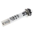RS PRO White Panel Mount Indicator, 24V DC, 17mA, Solder Tab Termination, IP67, Prominent Bezel 212-159