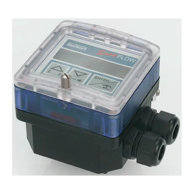 Burkert 8035 Series Compact Flow Controller Totalizer Analogue Pulse Relay Output 50 mm Pipe 30V dc 423918
