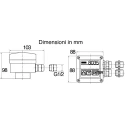 Burkert 8035 Series Compact Flow Controller Totalizer Analogue Pulse Relay Output 50 mm Pipe 30V dc 423918