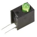 Marl Green Right Angle PCB LED Indicator 3 mm (T-1) 1 LED 2.2 V 113-314-04