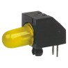 Marl Yellow Right Angle PCB LED Indicator 5 mm (T-1 3/4), 1 LED, 2.1 V 125-511-04