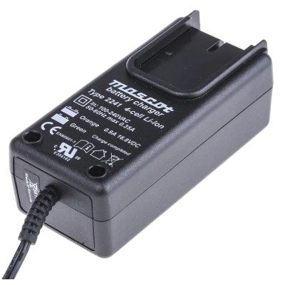 Mascot Lithium-ion Battery Pack Charger 1.3 A Charge Current, AUS UK US EU Plug, 4 Cells 2241 LI 4 ELEMENTS