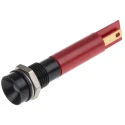 RS PRO Red Panel Mount Indicator 24 V AC/DC 20mA Solder Tab Termination IP67 Recessed 212-402