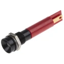 RS PRO Red Panel Mount Indicator 12V 20mA Solder Tab Termination IP67 Recessed Bezel England 212-351