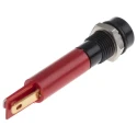 RS PRO Red Panel Mount Indicator 12V 20mA Solder Tab Termination IP67 Recessed Bezel England 212-351