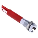 RS PRO Red Panel Mount Indicator 24V dc 20mA Solder Tab Termination IP67 Recessed 212-474