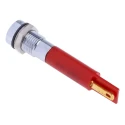 RS PRO Red Panel Mount Indicator 24V dc 20mA Solder Tab Termination IP67 Recessed 212-474