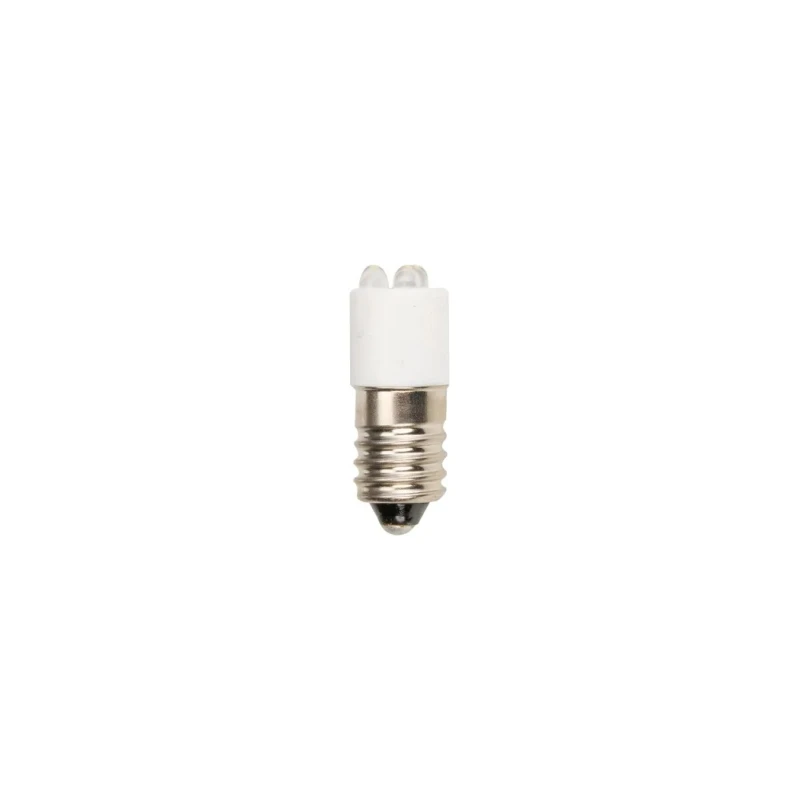 RS PRO White Indicator Lamp Multichip, 24 V AC/DC, E10 Base, 10 mm Diameter 211-594