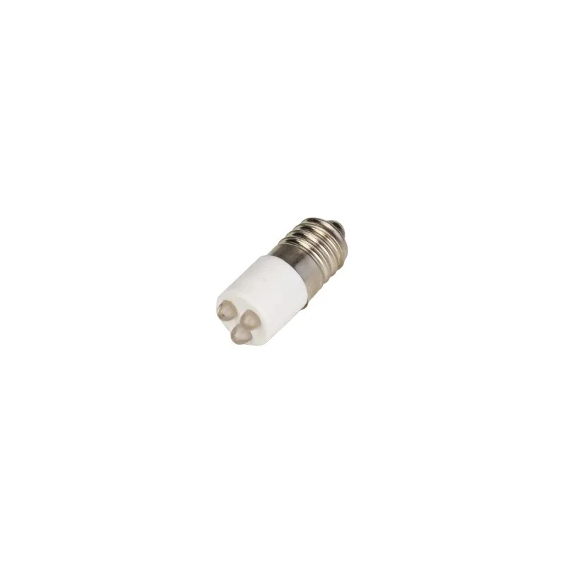 RS PRO White Indicator Lamp Multichip, 24 V AC/DC, E10 Base, 10 mm Diameter 211-594