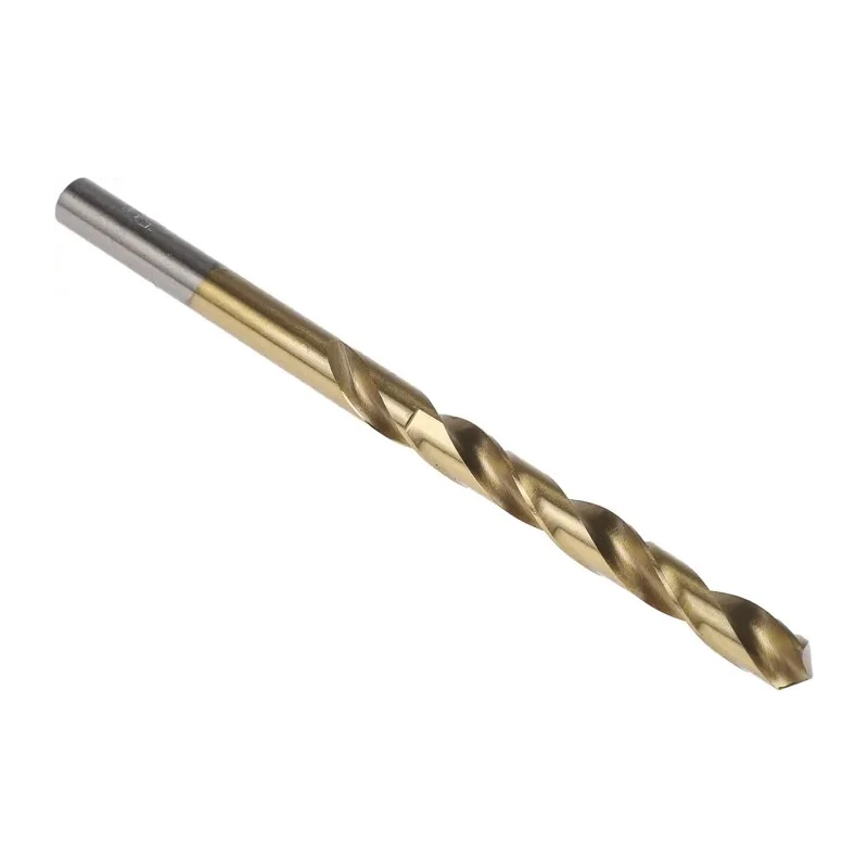 RS PRO High-Speed Steel (HSS) Titanium Nitride Coated Jobber Drill Bit Set, 5.8 mm Diameter, 93 mm Overall Length 213-269