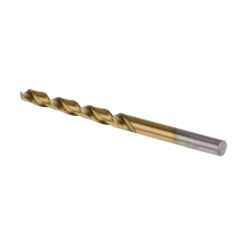 RS PRO High Speed Steel (HSS) Spiral Jobber Drill Bit Tin Coated 5.3 mm Shank 86 mm Overall Length 118° Point Angle 213-174