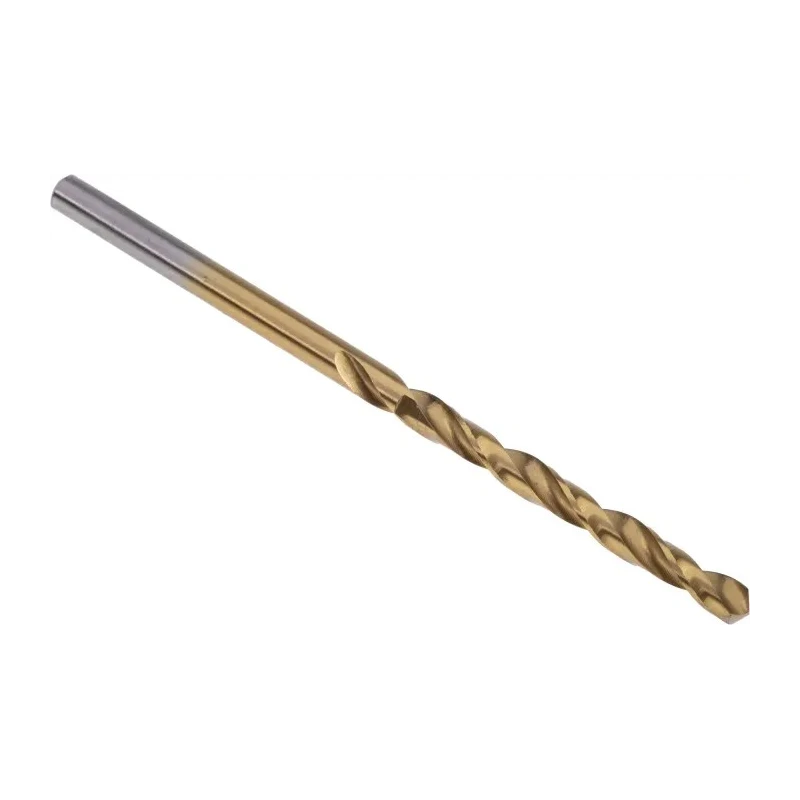 RS PRO High-Speed Steel Titanium Nitride Coated Jobber Drill Bit 3.2mm Shank Size, 65mm Overall Length, 118° Point 213-405