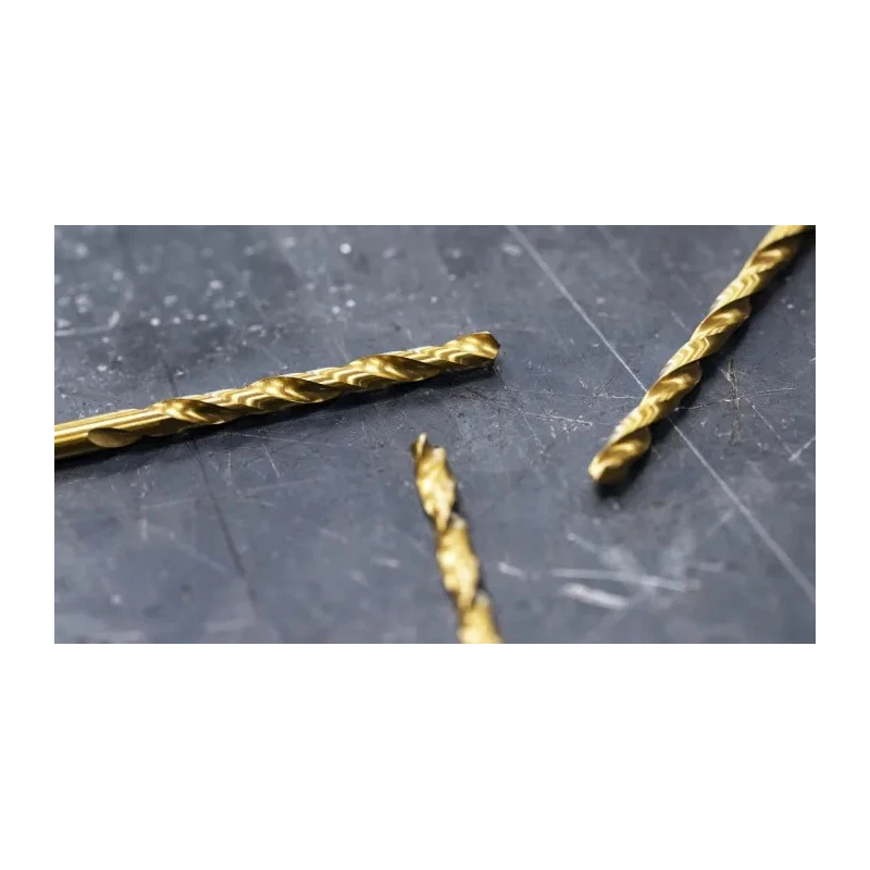 RS PRO High-Speed Steel Titanium Nitride Coated Jobber Drill Bit 3.2mm Shank Size, 65mm Overall Length, 118° Point 213-405