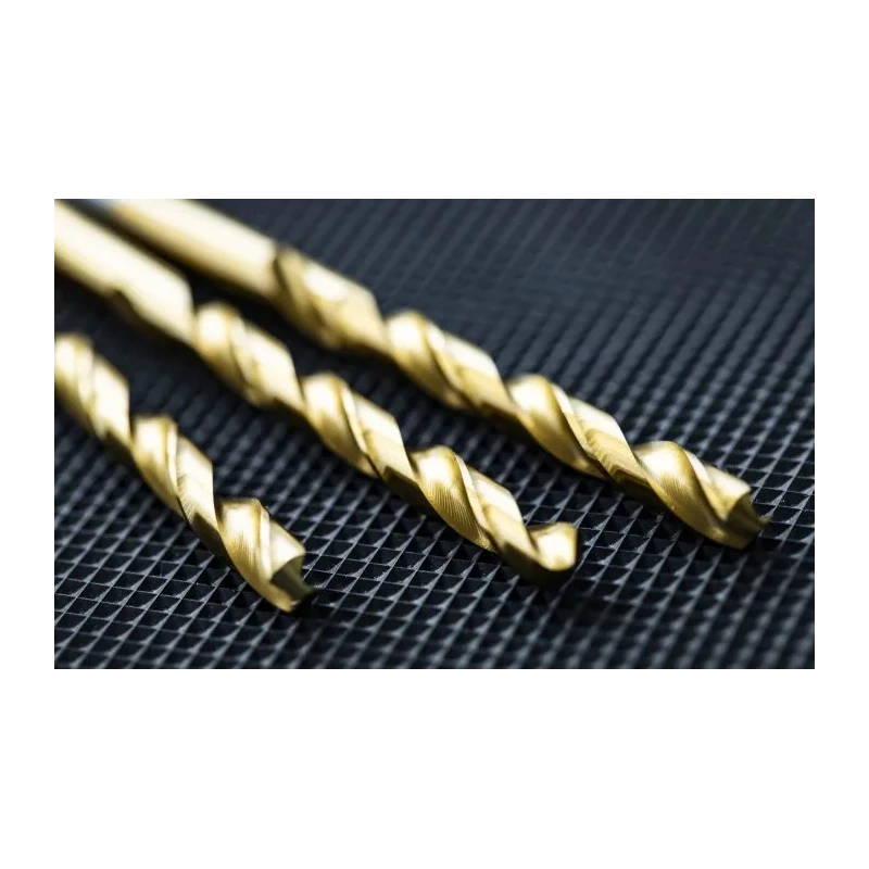 RS PRO High-Speed Steel Jobber Drill Bit Titanium Nitride Coated 93mm Overall Length 5.5mm Shank Size 10 Pieces 213-281