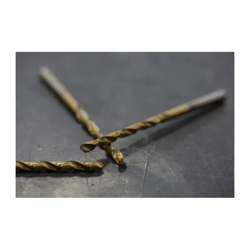 RS PRO Titanium Nitride Coated HSS Jobber Drill Bit Set 3.3mm Shank Size 65mm Overall Length, 10 Pieces 213-398
