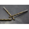 RS PRO Titanium Nitride Coated HSS Jobber Drill Bit Set 3.3mm Shank Size 65mm Overall Length, 10 Pieces 213-398