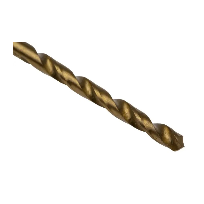 RS PRO Titanium Nitride Coated HSS Jobber Drill Bit Set 3.3mm Shank Size 65mm Overall Length, 10 Pieces 213-398