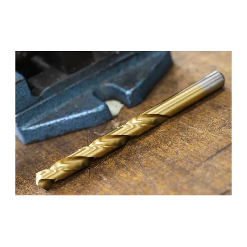 RS PRO High-Speed Steel Titanium Nitride Coated Jobber Drill Bit, 151mm Length, 12mm Shank Size, 5 Pieces 213-534