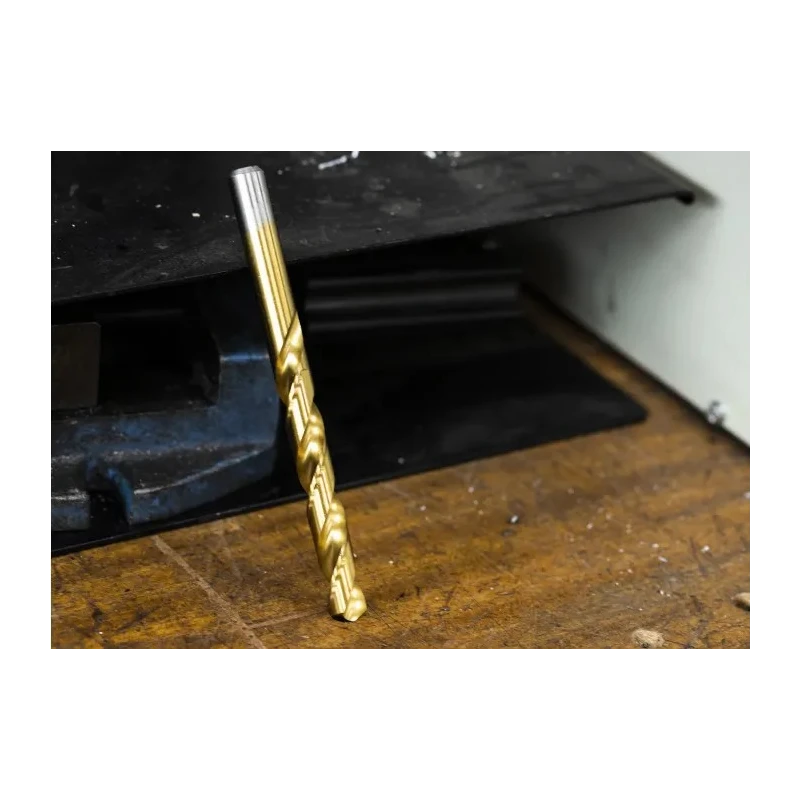 RS PRO High-Speed Steel Titanium Nitride Coated Jobber Drill Bit, 151mm Length, 12mm Shank Size, 5 Pieces 213-534
