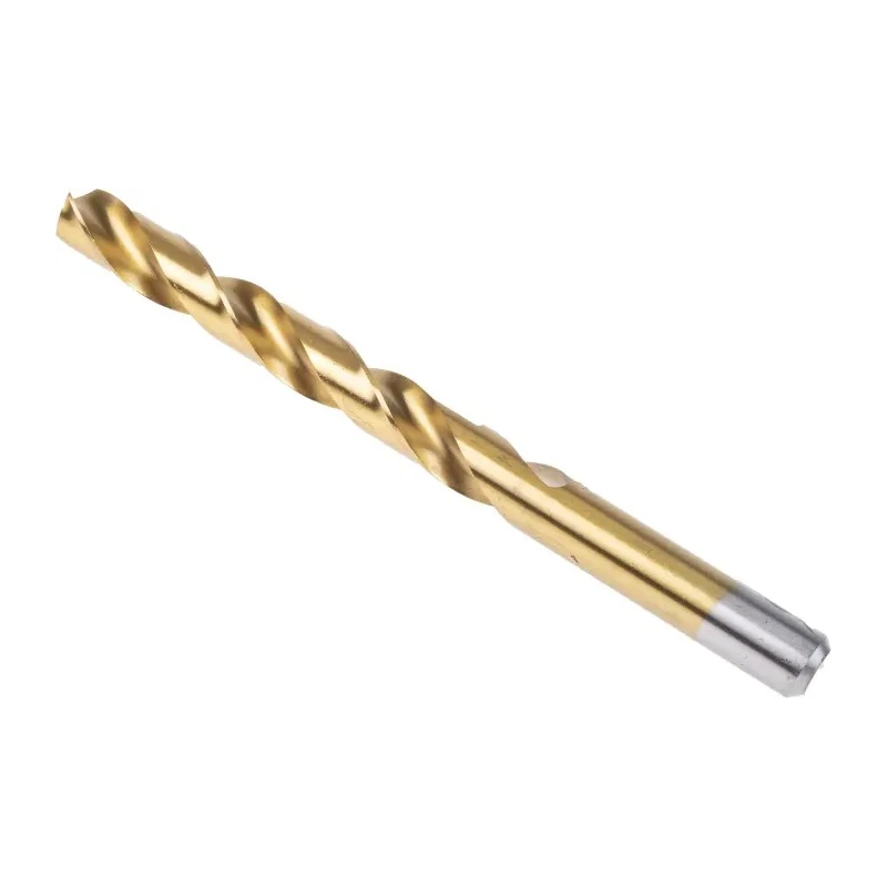 RS PRO High-Speed Steel Titanium Nitride Coated Jobber Drill Bit, 151mm Length, 12mm Shank Size, 5 Pieces 213-534