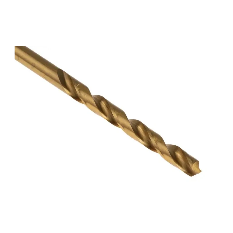 RS PRO HSS Titanium Nitride Coated Jobber Drill Bit 4.1mm Shank, 75mm Overall Length, 10 Pieces 213-770