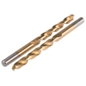 RS PRO High-Speed Steel Jobber Drill Bit, HSS, 7.9 mm Diameter, 117 mm Overall Length, Tin Coated, Spiral Flute, 10 214-010