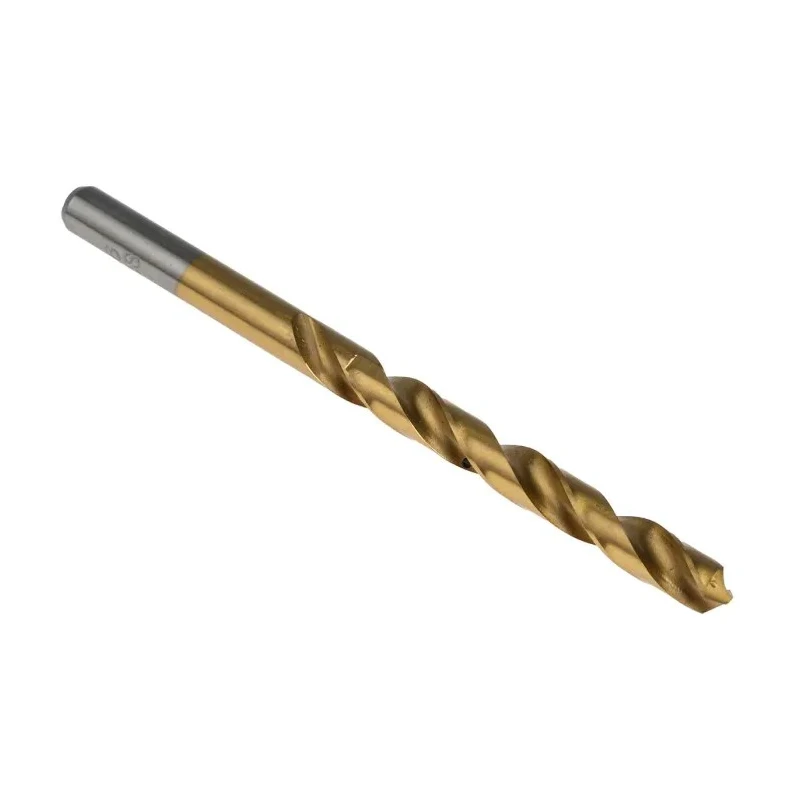 RS PRO HSS Spiral Flute Tin Coated Jobber Drill Bit 6.6mm Shank Size 101mm Overall Length 214-133