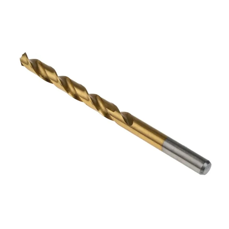 RS PRO HSS Spiral Flute Tin Coated Jobber Drill Bit 6.6mm Shank Size 101mm Overall Length 214-133