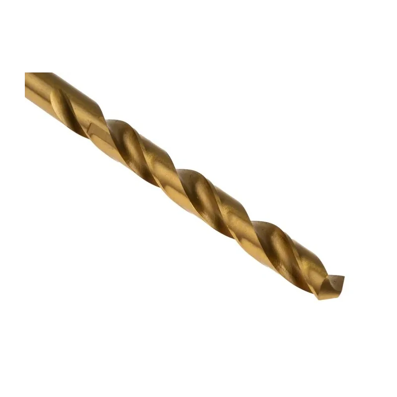RS PRO HSS Spiral Flute Tin Coated Jobber Drill Bit 6.6mm Shank Size 101mm Overall Length 214-133