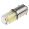 RS PRO Yellow Indicator Lamp Multichip, 24V DC, BA9 Base, 11 mm Diameter 212-339