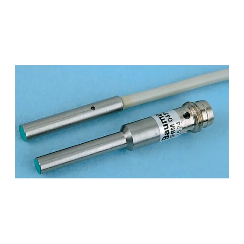 Baumer Threaded Barrel Inductive Proximity Sensor M5 x 0.5, PNP Output, 30 V DC, 1 mm Detection IFRM 04P15A3/S05L