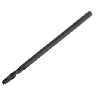 RS PRO HSS Drill Bit, 26mm Overall Length, 1mm Shank Size, Plain Shank, Helical 2-Flute Design, 10 Pieces 214-767