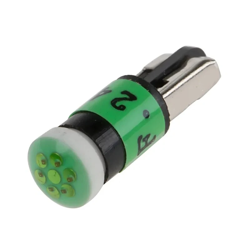 RS PRO Green Indicator Lamp Multichip, 24 V AC/DC, Wedge Base, 5.46 mm Diameter 212-294