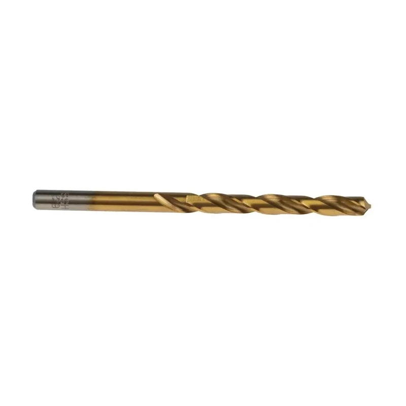 RS PRO High-Speed Steel HSS Jobber Drill Bit, 6.2mm Diameter, 101mm Length, 10 Pieces, Tin Coated, Model 214-155