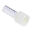 RS PRO Insulated Crimp Bootlace Ferrule 12 mm Pin Length 6.2 mm Pin Diameter Ivory 16.0mm² Wire Size 250-3488