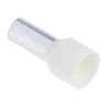 RS PRO Insulated Crimp Bootlace Ferrule 12 mm Pin Length 6.2 mm Pin Diameter Ivory 16.0mm² Wire Size 250-3488