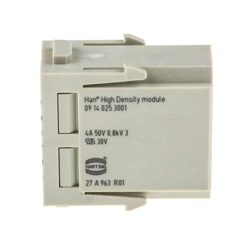 HARTING Heavy Duty Power Connector Module 5A HAN Modular Series Male 25 Contacts 09140253001