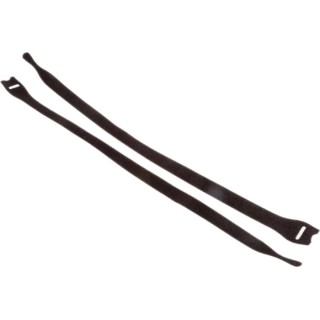 HellermannTyton Cable Tie Hook & Loop 330 mm x 12.5 mm Black Polyamide Polypropylene 130-00019 TEXTIE L-PA66/PP-BK